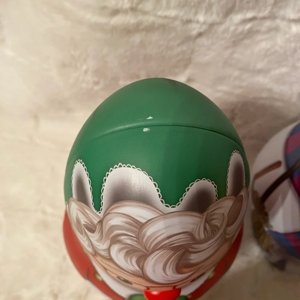Christmas Holiday Set of 4 Tins/Decor. Can be filled with anything New